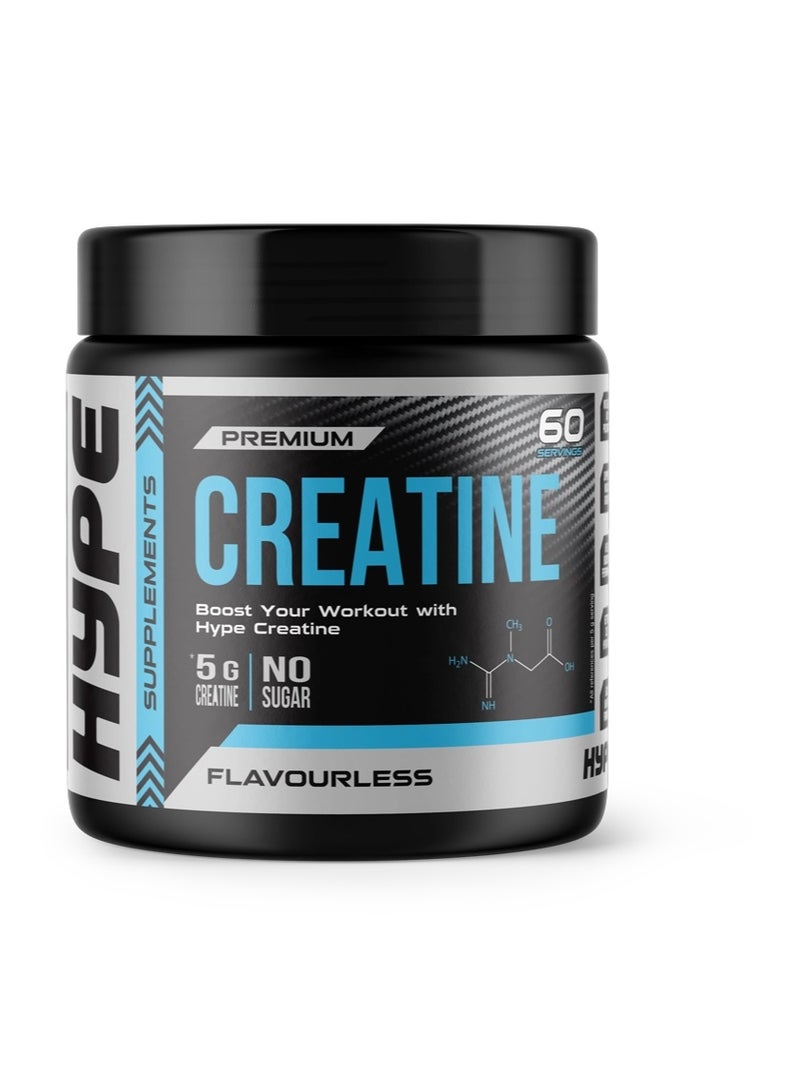 Hype Premium Creatine Unflavored,300g