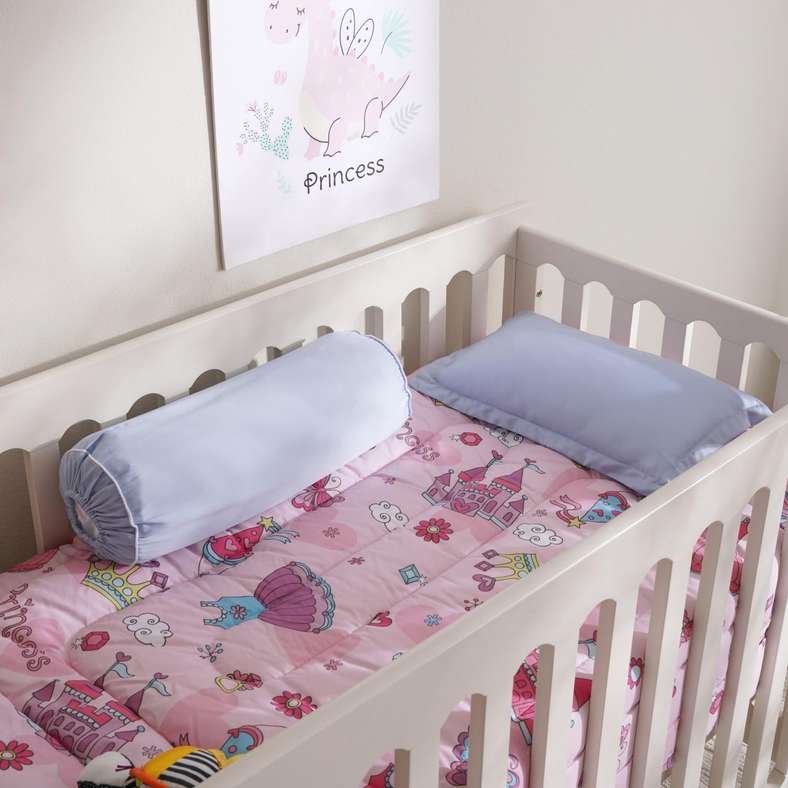 Cool Dream Tencel Junior Pillow 26x42cm + Junior Bolster16x50cm - Light Blue