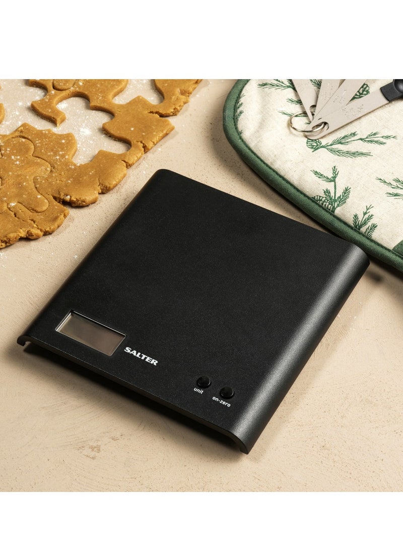 Salter Digital Kitchen Scale 3kg Capacity LCD Display Easy to Clean Black & white ( 1066 BKDRCEU16 )  - Image 2