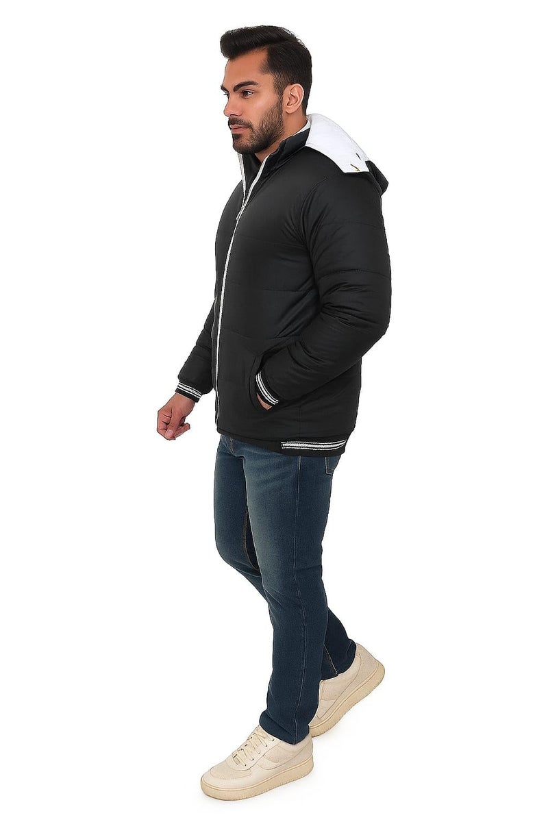 Quark Unisex Reversible Jacket in GLD Material best for Winterwear/Hiking/Biking/Camping/Mountaineering(Control Temperature up to 3 Degree Celsius.)(3°C) - Image 3