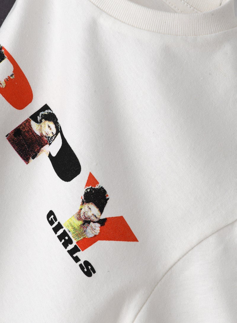 Jelliene Knit top with print in front - Image 4