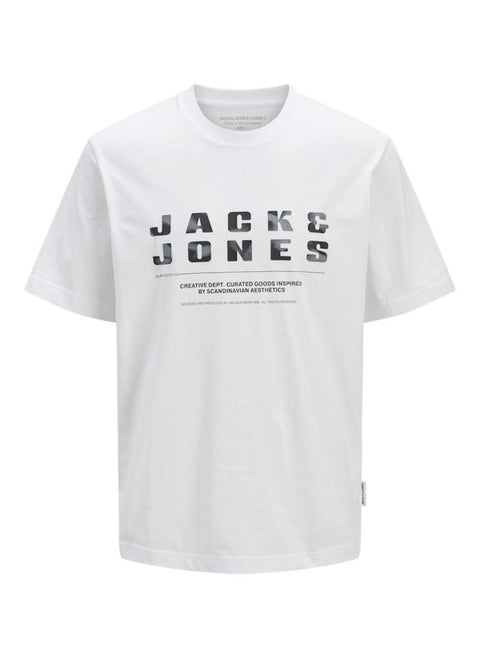 JCORECHARGE FRONT BRANDING TEE CREW NECK
