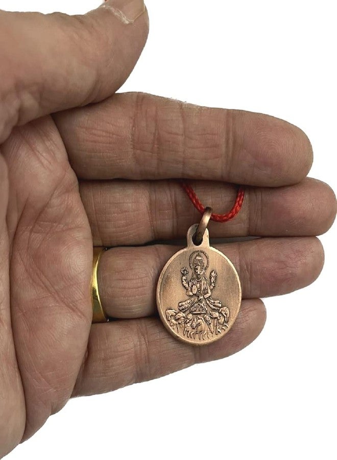 numeroastro Shri Surya Yantra Locket | Pendant In Pure Copper (Oxidized Finish) (6 Grams Approx) (1 Pc) For Boys - Image 4