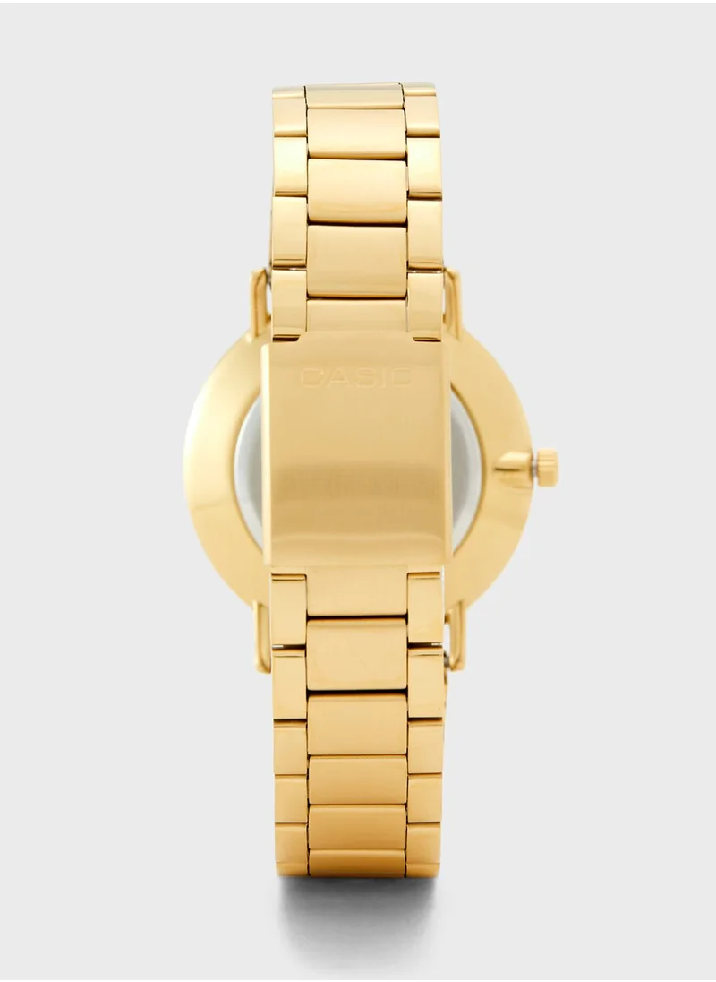 CASIO Classic Steel Strap Analog Watch