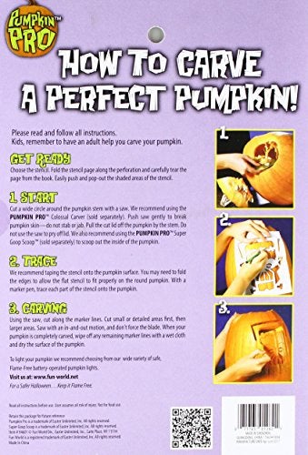 Pumpkin Pro 94601 Ultimate Stencil Book Pumpkin Accessory, Multi-Colored - Image 2