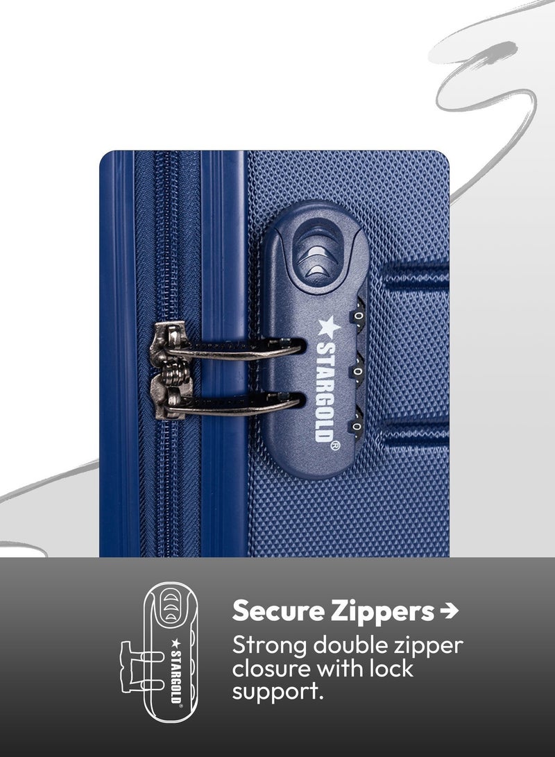 ستارجولد حقيبة سفر بعجلات ذات 4 عجلات مع قفل رقمحقيبة سفر بعجلات ذات 4 عجلات مع قفل رقمحقيبة سفر بعجلات ذات 4 عجلات مع قفل رقمحقيبة سفر بعجلات ذات 4 عجلات مع قفل رقمحقيبة سفر بعجلات ذات 4 عجلات مع قفل رقمحقيبة - Image 4