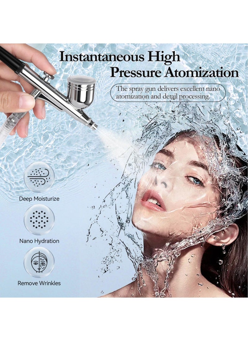 Captaintech Diamond Microdermabrasion Machine, Professional Dermabrasion Facial Skin Care Face Spa Home Use Massager Skin Peeling Lifting Tighten Wrinkle Black Head Remover with Spray Bottle - Image 3