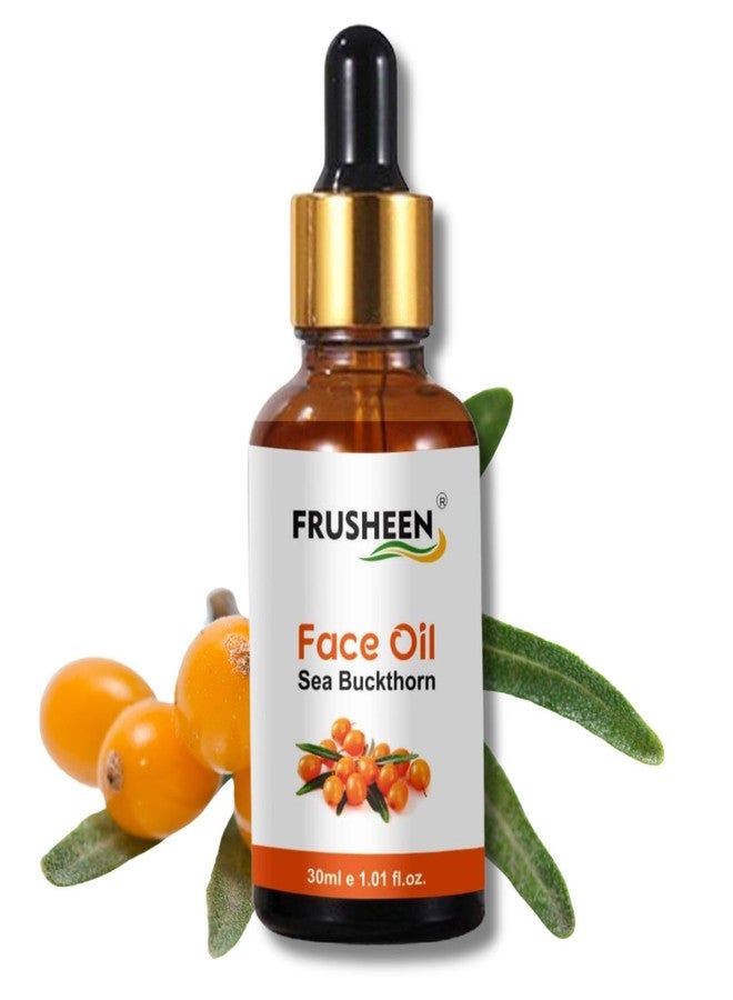 Frusheen زيت الوجه الطبيعي من نبق البحر، غني بمضادات الأكسدة والفيتامينات والأوميغا والأحماض الدهنية لتفتيح البشرة - 30 مل - Image 1