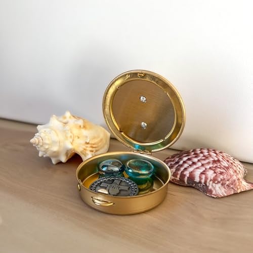 Cathedral Art Abbey & CA Gift Gold Latin Cross Pyx Container - Image 5