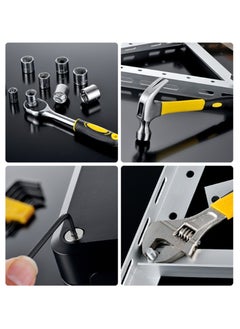 KINGMAZI Car Tool Set,158 Piece Household Mechanic Tool Set -  Tool Box Set, Basic Home Tool Kit, Mechanic Hand Tool Kit, Tool Kit for Home  - Image 5