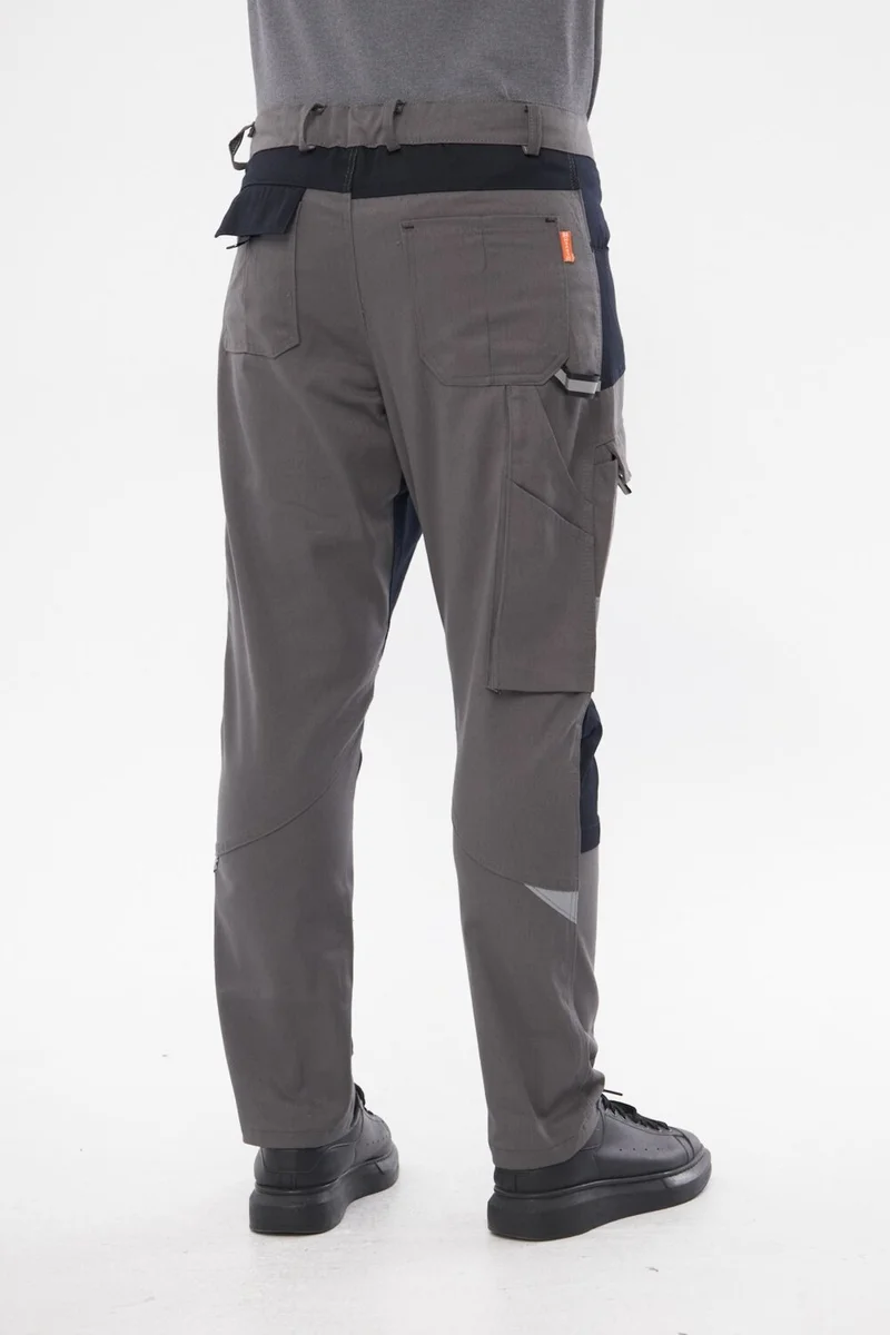 Orange Safety Harman Atak Trousers Reflective Belgrade Gray Work Trousers