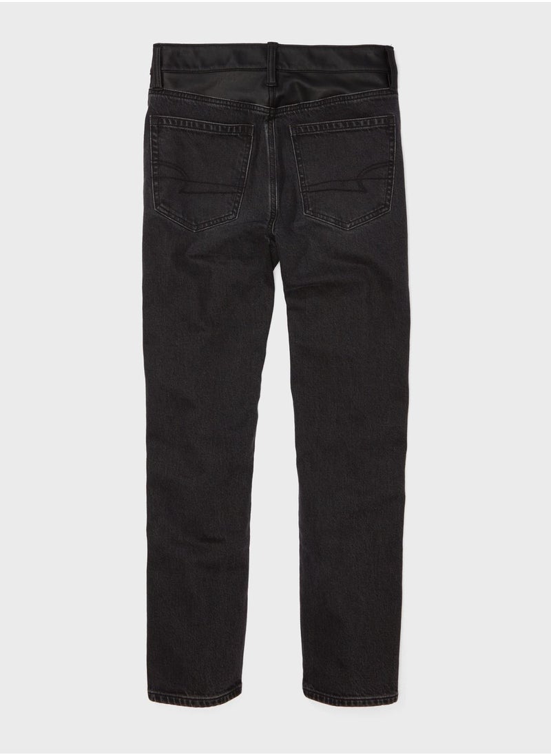 American Eagle - High Waist Straight Fit  Jeans - Image 1