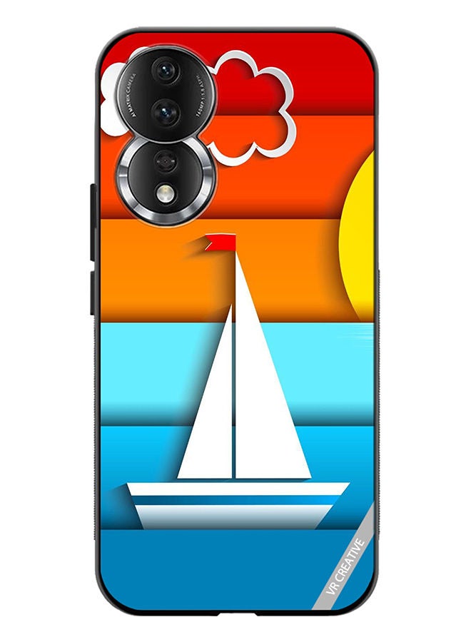 VR CREATIVE Protective Case Cover For Honor 80 Boat Design Multicolour - Image 1