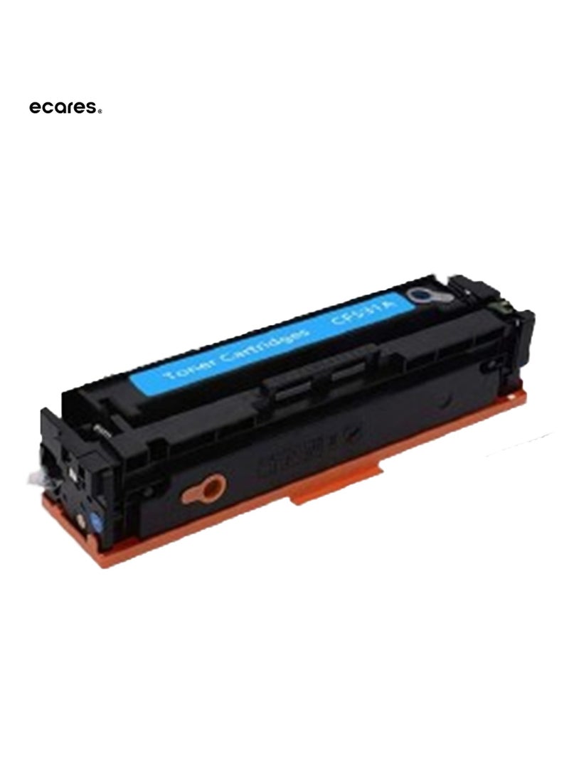 ECARES®205A Compatible Toner Cartridge CF531A Use for Color Laserjet M154 MFP M180/180n/M181/181fw Printer (Cyan) - Image 1