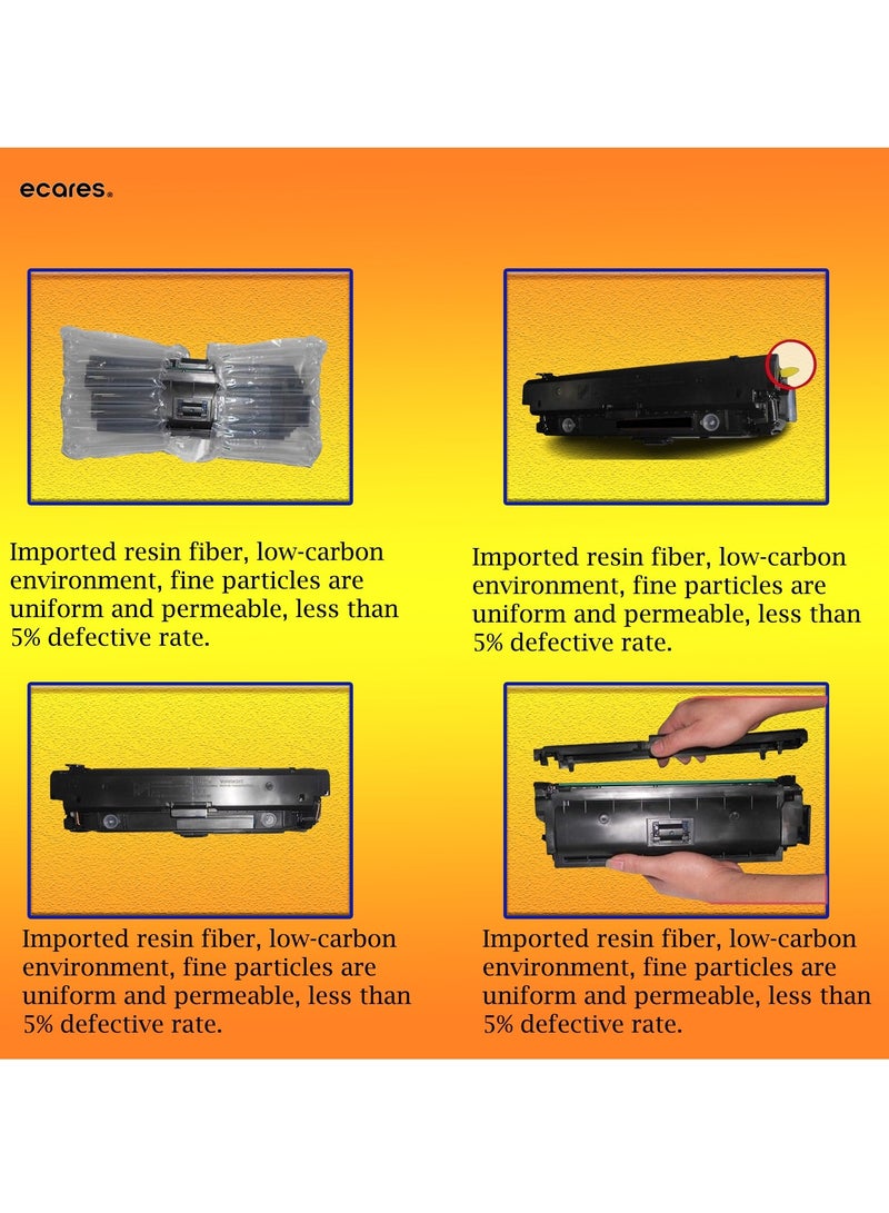 ECARES®205A Compatible Toner Cartridge CF531A Use for Color Laserjet M154 MFP M180/180n/M181/181fw Printer (Cyan) - Image 3