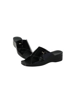 VITAL 148-1126 Vital Ladies Sandals Tina 08060AS Shiny Black  - Image 3