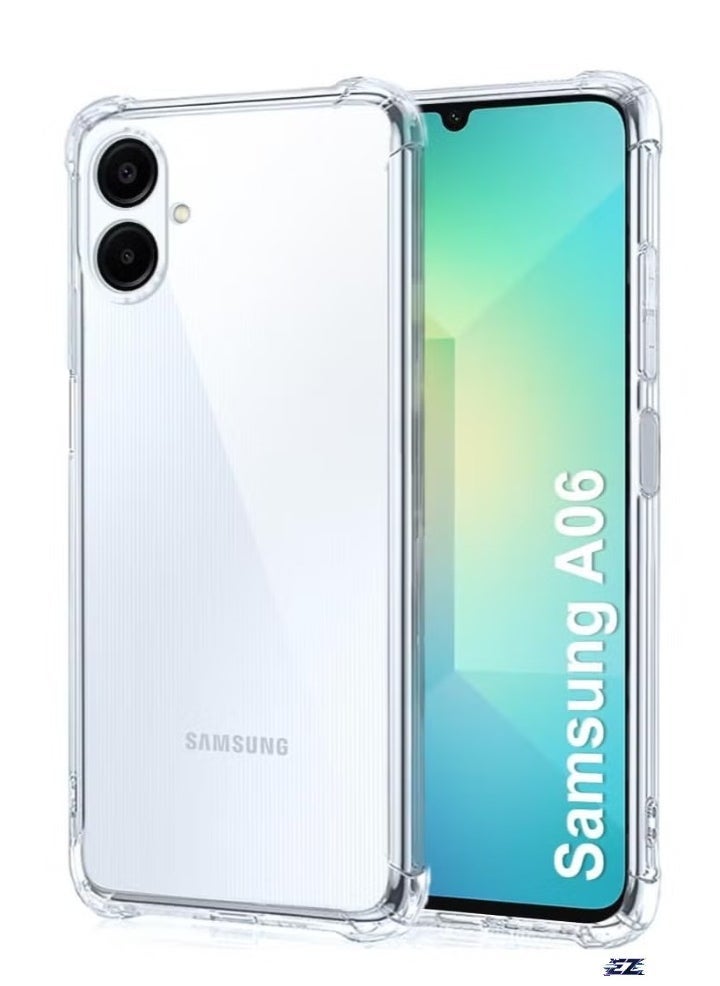 ELTRAZONE Samsung Galaxy A06 Case – Transparent Soft Flexible TPU Bumper, Anti-Drop Shockproof Protective Cover for Samsung Galaxy A06Samsung Galaxy A06 Case – Transparent Soft Flexible TPU Bumper, Anti-Drop Shockproof Protective Cover for Samsung Galaxy A06 - Image 1