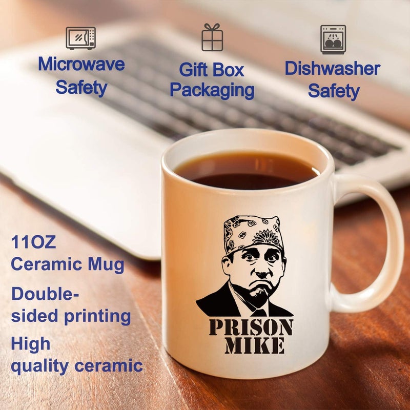 Mr.Mug 11oz Mike Coffee Mug for Fans -The Office Merchandise, Funny Mug for Men and Women - Michael Scott Quote Humor Coffee Mug, Beets Paper Farms. - Image 2