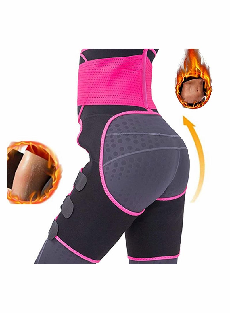 Y&D Waist Thigh Trainer for Women, Adjustable Lumbar Support Trimmer Belt Postpartum Belly Band Tummy Control Girdle Slimmer Butt Assist - Image 1