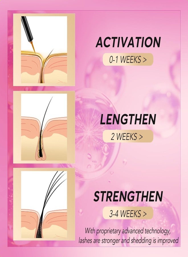 ASAMO Eyelash Growth Serum - Natural Lash Enhancer with 15 Botanical Extracts - Advanced Lash Formula for Longer, Thicker, Fuller Looking Lashes - Oil-Free, Hypoallergenic & Gentle - 3ml - Image 4