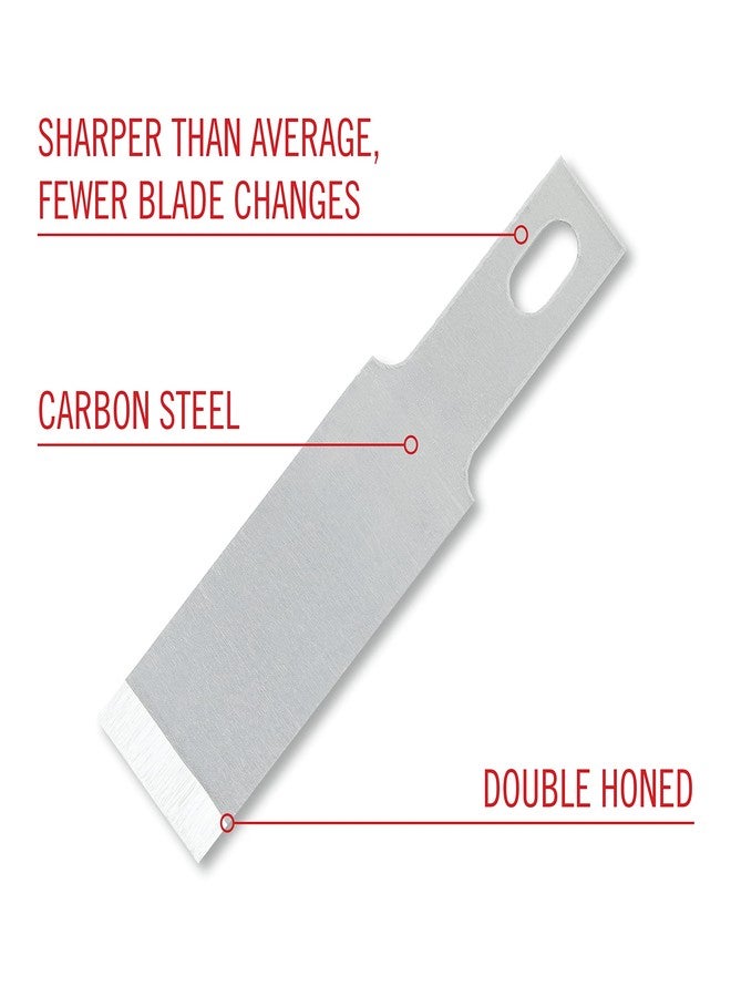 Excel Blades #18 Wood Chisel Blades - 1/2" High Carbon Steel Replacement Blades (100-Pack) - Fits K2, K5, K6 Handles - Precision Carving, Shaving, and Crafting - Made in USA - Image 3