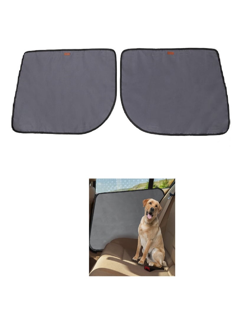 KASTWAVE Car Door Covers For Dog Pet Car Door Protector Anti Scratch Waterproof Durable Washable 600d Oxford Cloth Sedan And Suv Pet Protector For Car Door Scratches Grey  - Image 1