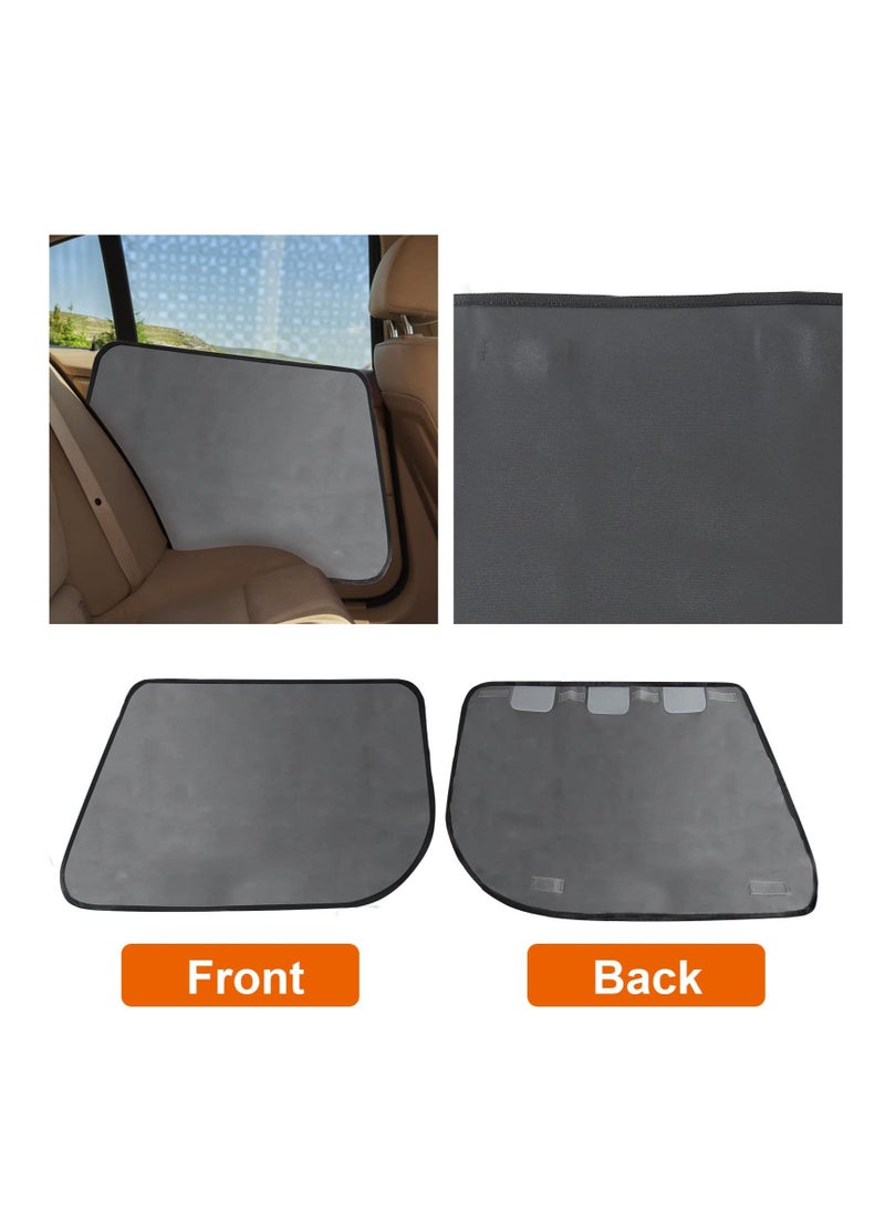 KASTWAVE Car Door Covers For Dog Pet Car Door Protector Anti Scratch Waterproof Durable Washable 600d Oxford Cloth Sedan And Suv Pet Protector For Car Door Scratches Grey  - Image 2