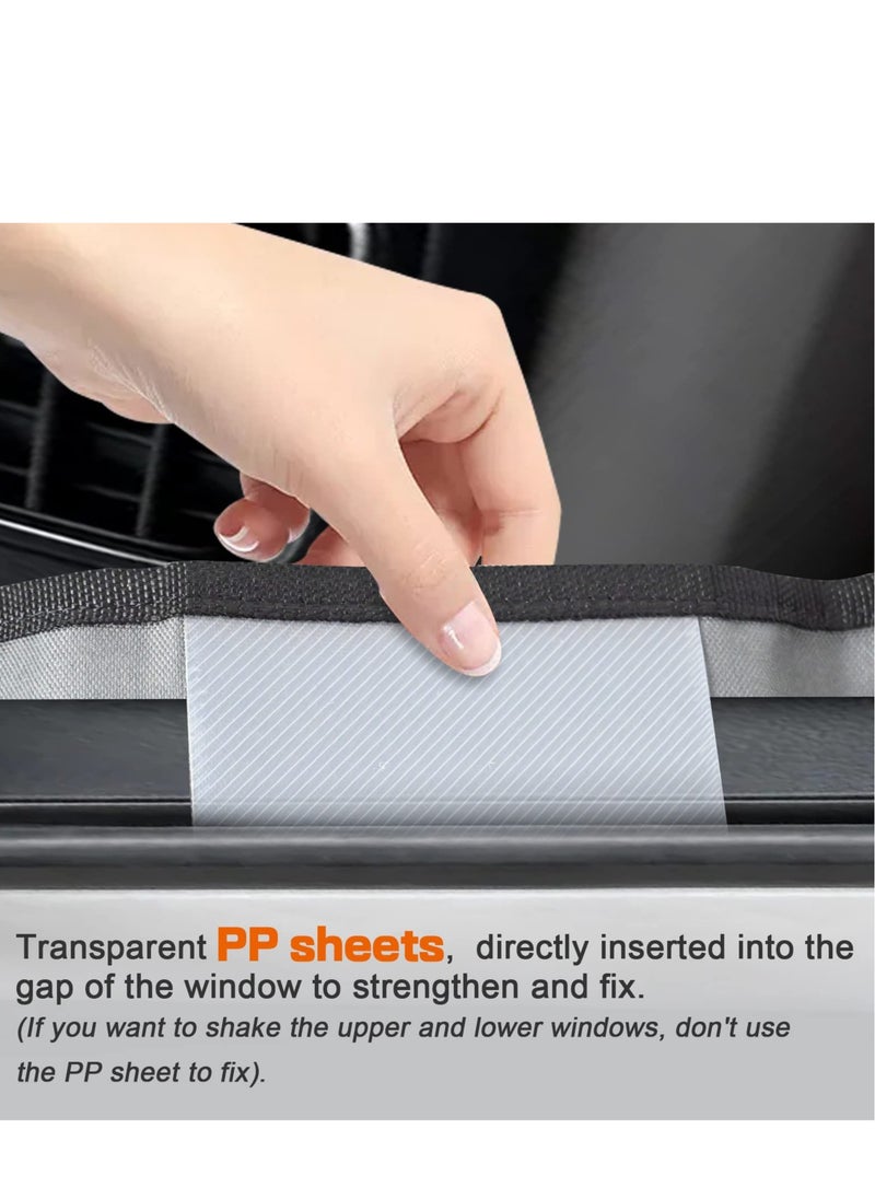 KASTWAVE Car Door Covers For Dog Pet Car Door Protector Anti Scratch Waterproof Durable Washable 600d Oxford Cloth Sedan And Suv Pet Protector For Car Door Scratches Grey  - Image 3