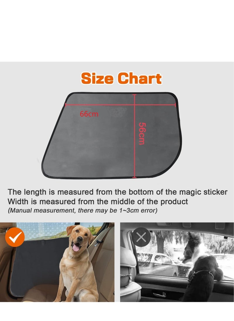 KASTWAVE Car Door Covers For Dog Pet Car Door Protector Anti Scratch Waterproof Durable Washable 600d Oxford Cloth Sedan And Suv Pet Protector For Car Door Scratches Grey  - Image 5