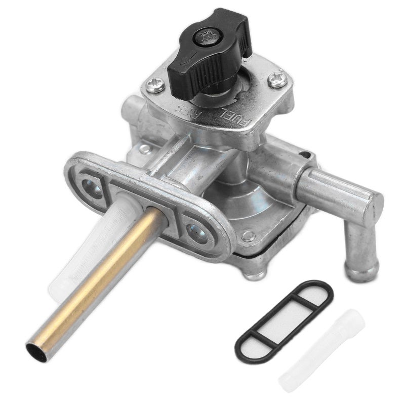 Fuel Shut Off Valve: 44300‑03G02 OEM Aluminum Alloy - Clear On/Off Marks Fuel Petcock for Suzuki LTA500 LTF500 Vinson 500 Quad Bike & ATV - Image 1