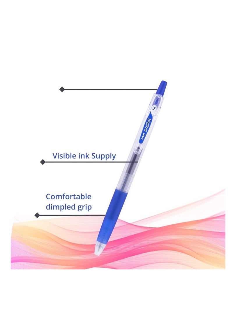 PILOT 4-Piece Gel Ink Roller Pen Silver Ink - Image 3