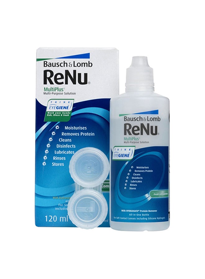 محلول Renu Multiplus للعدسات اللاصقة 120ملليلتر