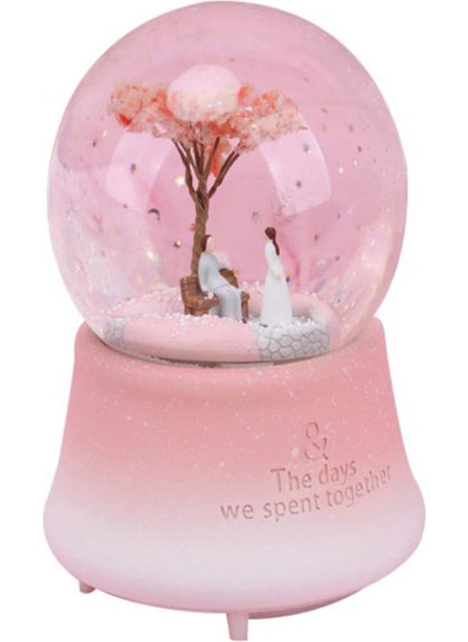 Keyfim Shop - Romantic Lovers Large Musical Light Snow Globe - Image 1