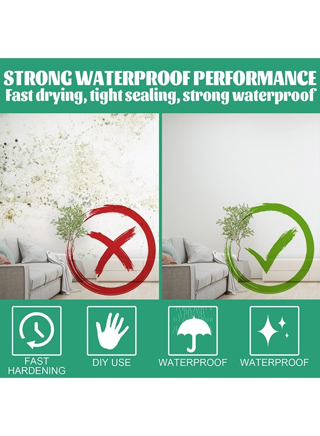 JUE-FISH Wall Mending Agent, Crack Repair Wall Repair Waterproof Anti-Mildew Wall Repair Paste 100G - Image 5