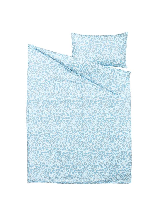 erorex Duvet cover and pillowcase, white/blue, 150x200/50x80 cm - Image 5