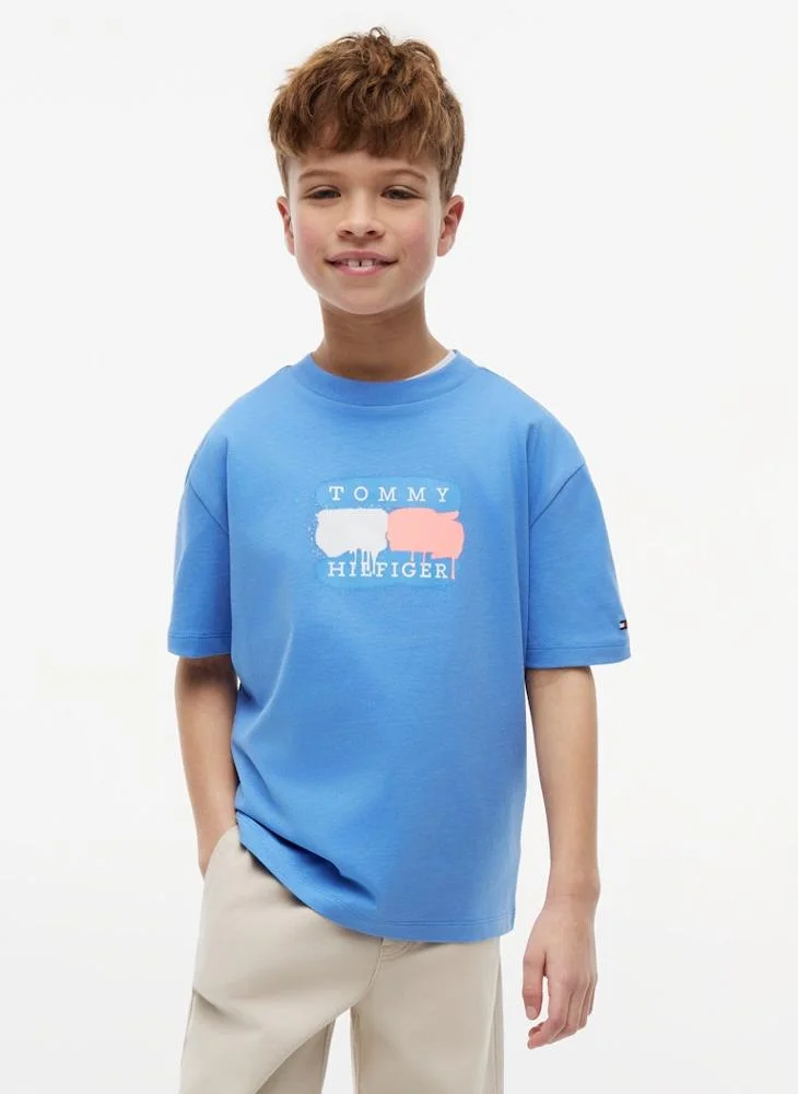 Tommy Hilfiger Flag Graffiti T-Shirt