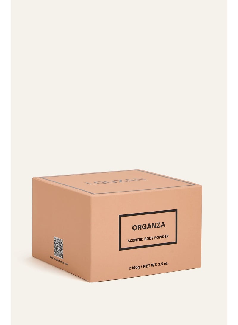 Louzan Organza Body Powder 100g – Italian Lemon, Strawberry & Vanilla Scented Body Powder for Women - Image 4