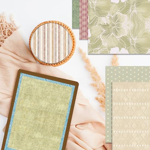 MIATTCLD 12x12 Scrapbook Paper Pastel Background Paper for Scrapbooking, 24 Sheets/24 Designs Decorative Craft Papers Double Sided Patterned Papers for Junk Journals DIY Cards Album Decor - Image 5