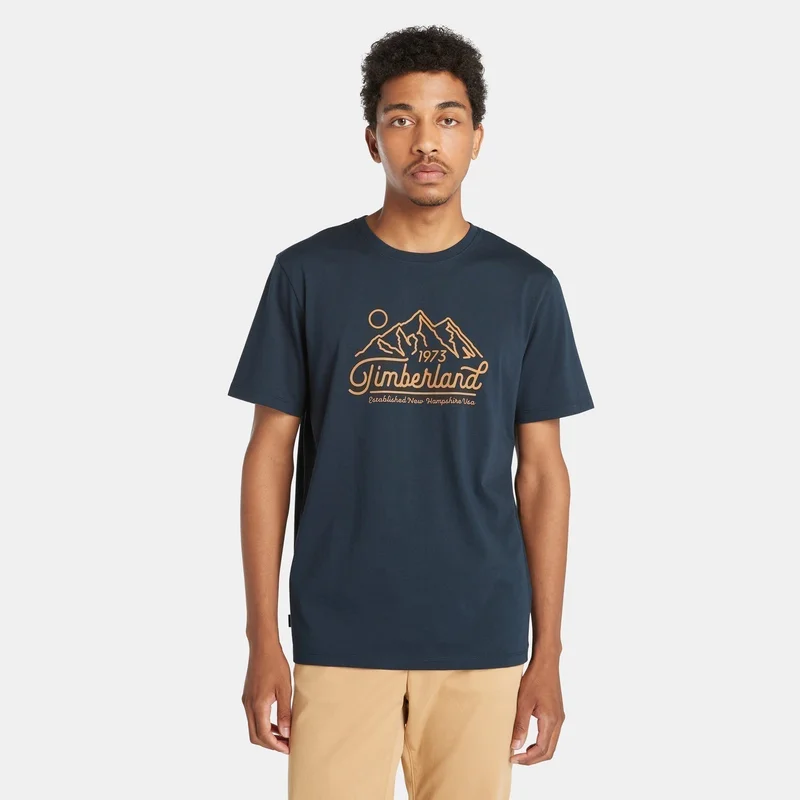 Timberland Men's TFO Mountain Logo T-Shirt