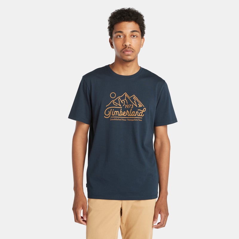 Timberland Men's TFO Mountain Logo T-Shirt - Image 1