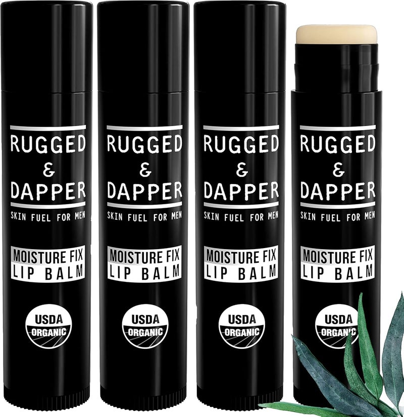 RUGGED & DAPPER بلسم شفاه عضوي للرجال من روجيد آند دابر - Image 1