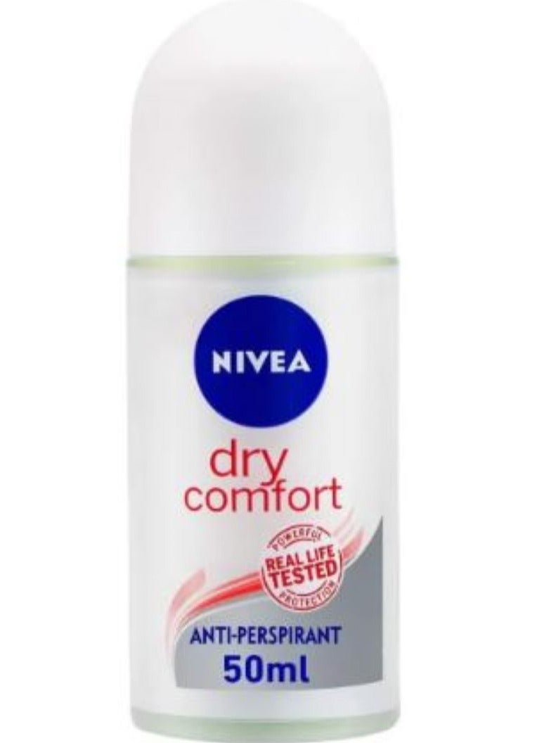 Nivea Dry Comfort Roll-On Deodorant for Women 50 ML