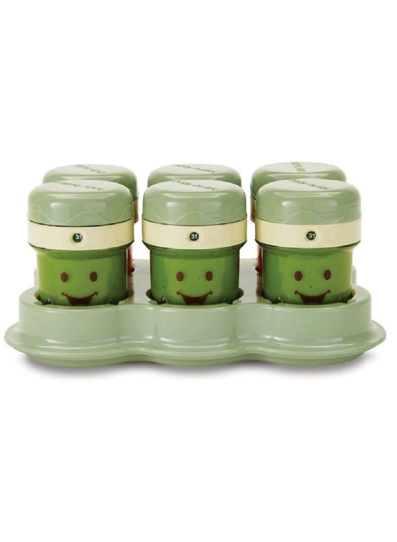 20-Piece Baby Bullet Blender Complete Baby Care System BBR-2002 Green  - Image 5