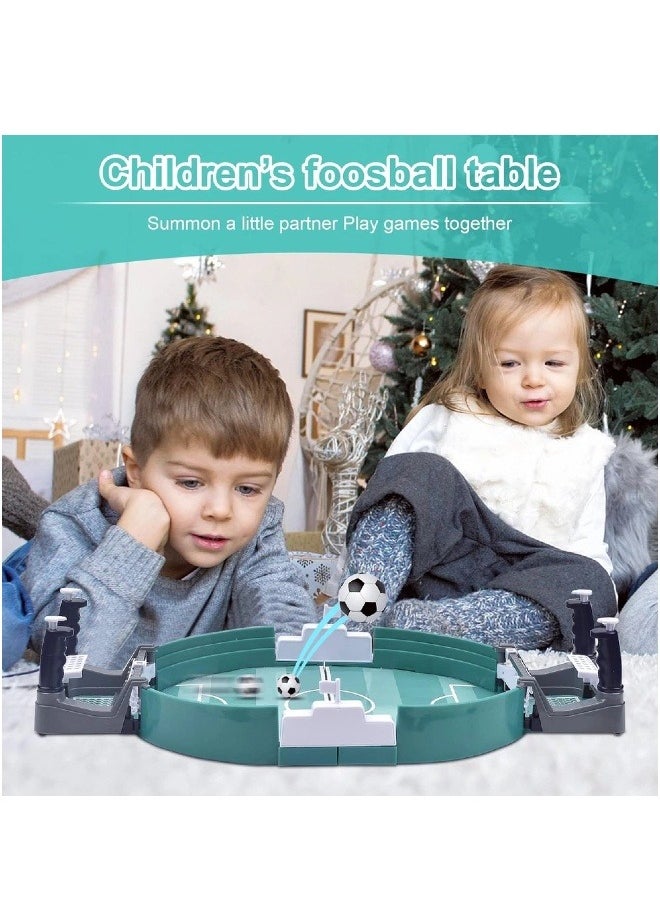 null - Mini tabletop football game with 2 footballs Tabletop football game set, interactive tabletop football game for children and adults family birthday party games, parties - Image 1