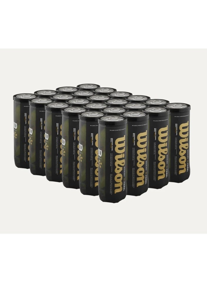 Wilson Premier Padel Speed Balls 3-Ball Can | 24 Can Case (72 Balls) | Official Premier Padel Ball - Image 1