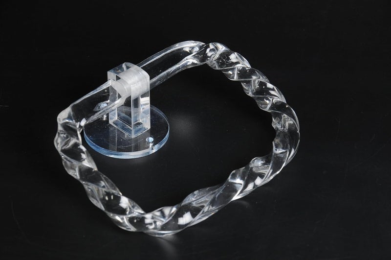Acrylic Square Shape Towel Ring for Bathroom Kitchen Wash Area and Bedroom 7 Inch  - Image 3