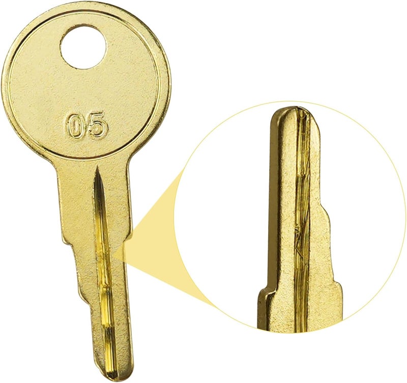 gradora B05 Keys for Tool Chest and Cabinet Locks Fits Hus-ky Tool Box Home De-pot Hud-son De-walt Toolboxes 4 Pack - Image 2