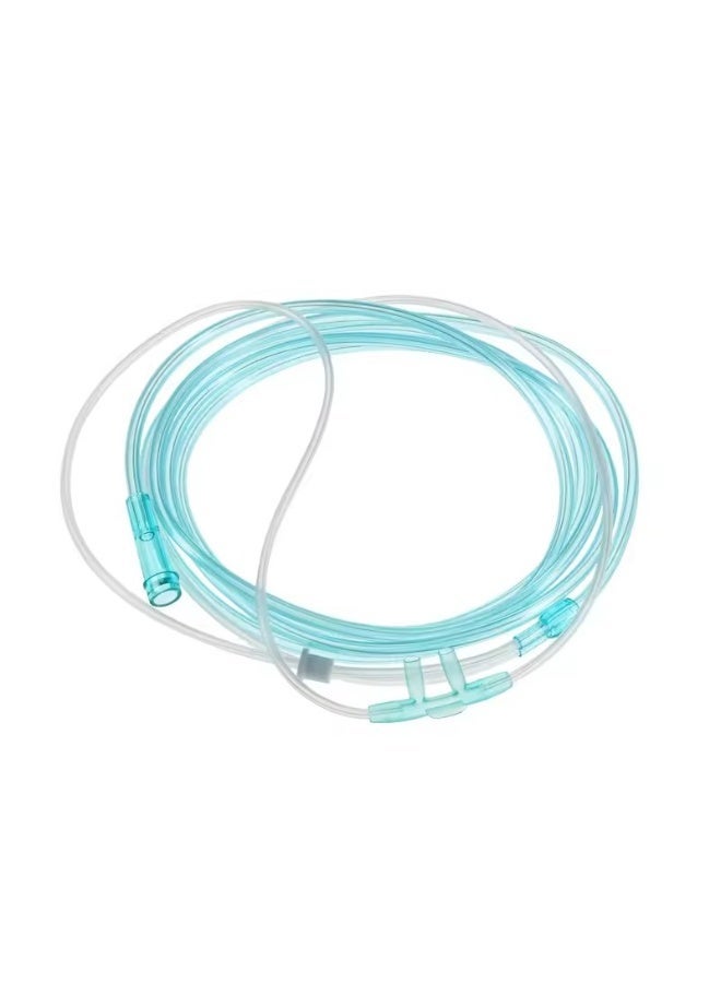 1pcs Disposable Medical O2/CO2 Nasal Oxygen Cannula Adult | Soft Comfortable Oxygen Tubing for Adult Respiratory Care - Image 2