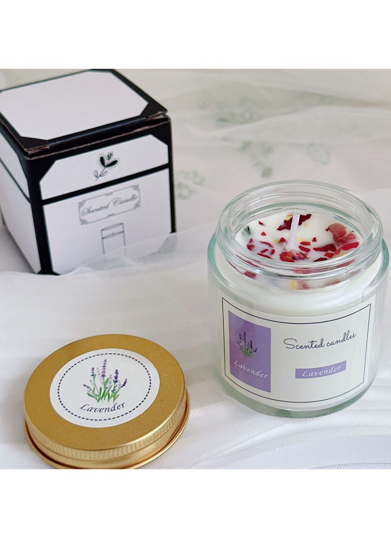 general Essential oil scented candles Lavender Natural sleep aid Ramadan souvenirs recommended Valentine's Day gifts - Image 1