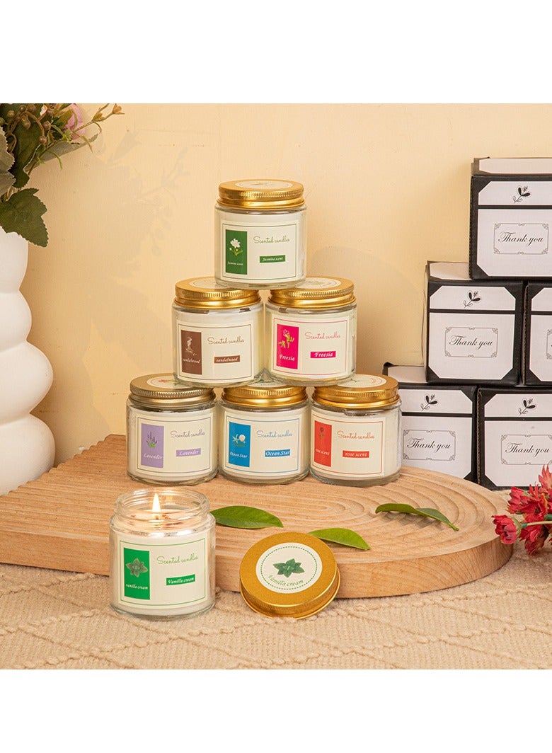 general Essential oil scented candles Lavender Natural sleep aid Ramadan souvenirs recommended Valentine's Day gifts - Image 5